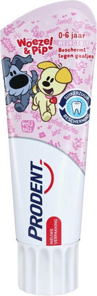 Prodent Tandpasta Woezel & Pip 0-6 jaar - 75 ml