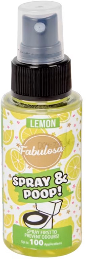 Fabulosa Spray & Poop Geurneutralisator Citroen - 500 ml