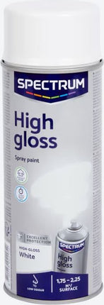 Spectrum Spuitverf Hoogglans Wit - 400 ml