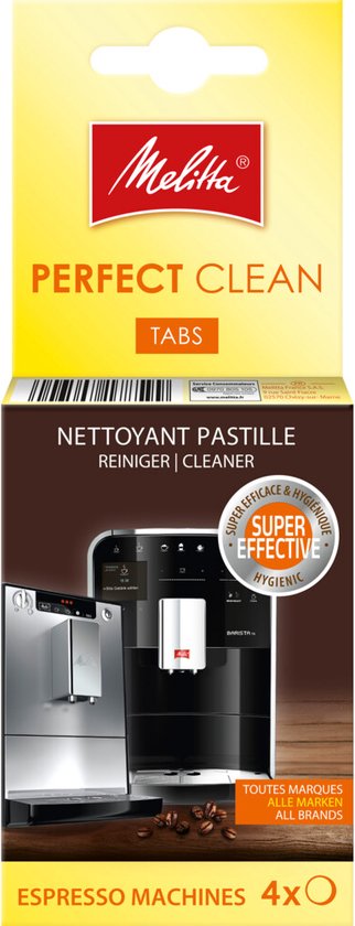 Melitta Perfect Clean Reinigingstabletten - 4 stuks