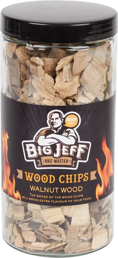 Barbecue Houtsnippers Walnoot