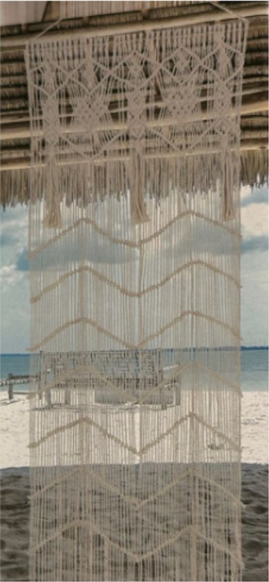Macrame Deurgordijn - 100x240 cm