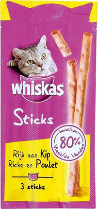 Whiskas Kattensticks Kip - 6 stuks