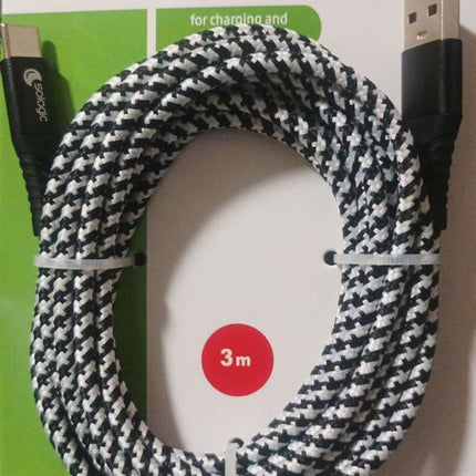 Sologic USB-A naar USB-C Kabel - 3 m
