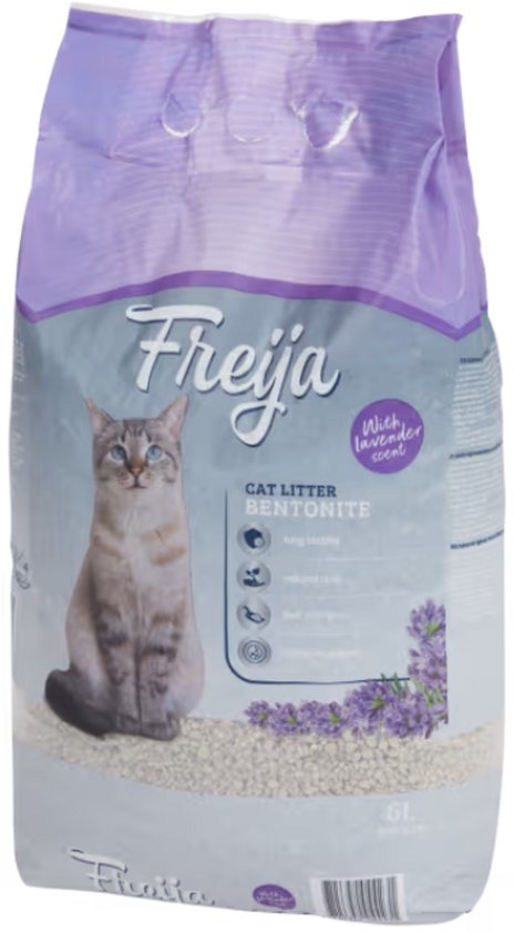 Freija Kattenbakvulling Lavendel - 6 liter
