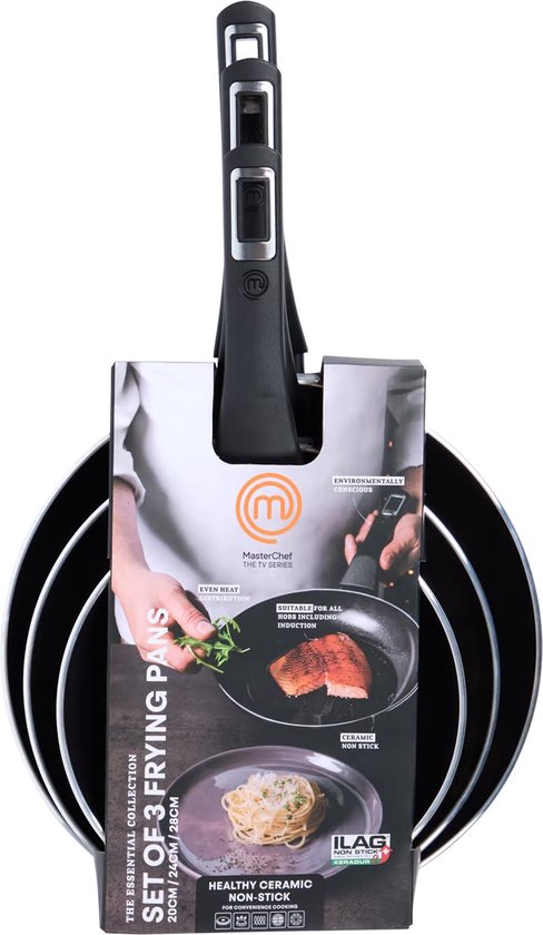 MasterChef Koekenpannenset 3-delig