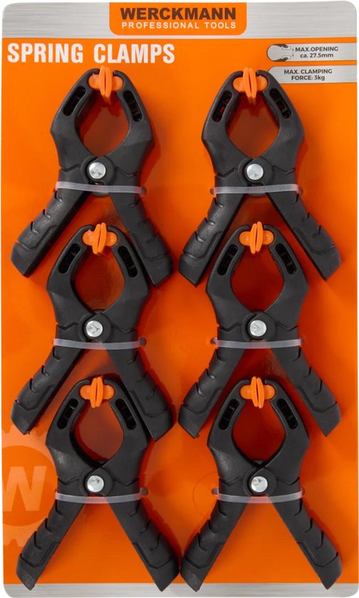 Werckmann Lijmklemmen - 6 stuks