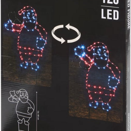Draaiend Ledfiguur - Kerst