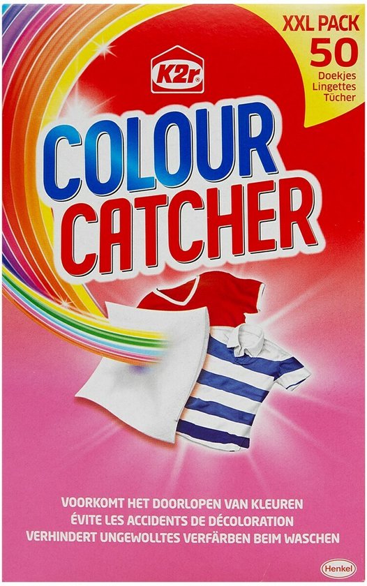 K2r Colour Catcher Wasmachinedoekjes Gekleurde Was - 50 stuks