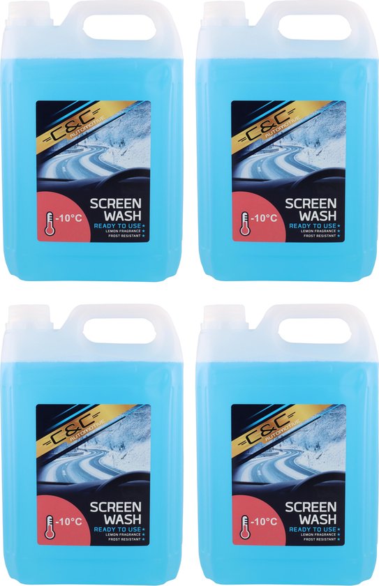 4x Ruitenwisservloeistof Winter - 5 liter