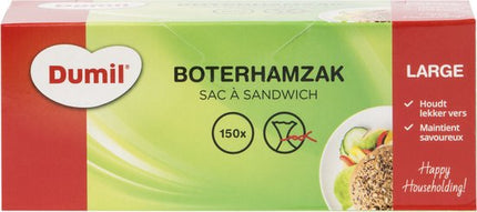 Dumil Boterhamzakjes Medium - 150 stuks