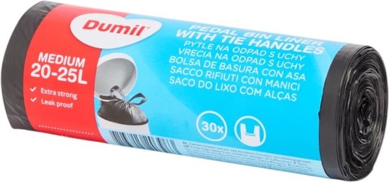 Dumil Pedaalemmerzakken 20-25L - 30 stuks
