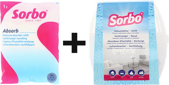 Sorbo Vochtvanger met Navulling - 400 gr