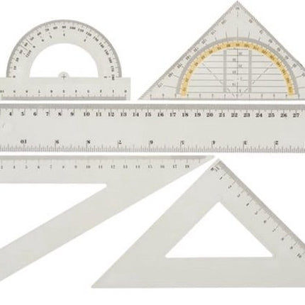 Liniaal Set - 5 stuks