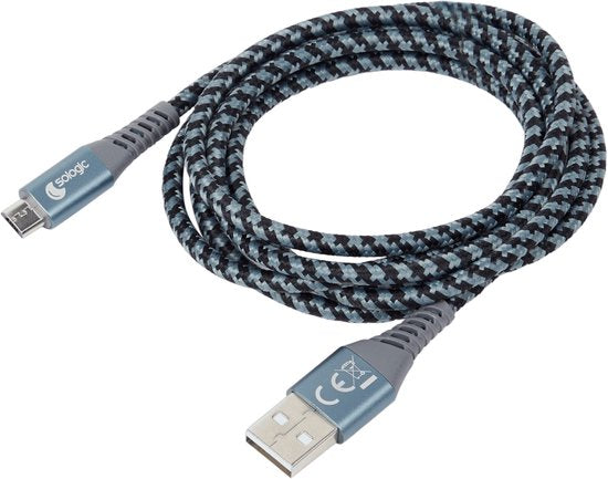 Sologic USB-A naar Micro-USB Kabel - 1,5 m