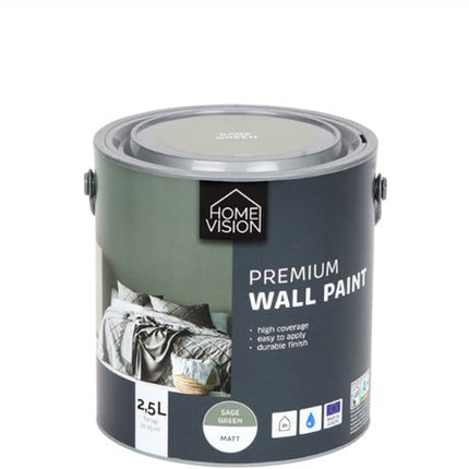 Premium Muurverf Sage Green Matt - 2,5 liter