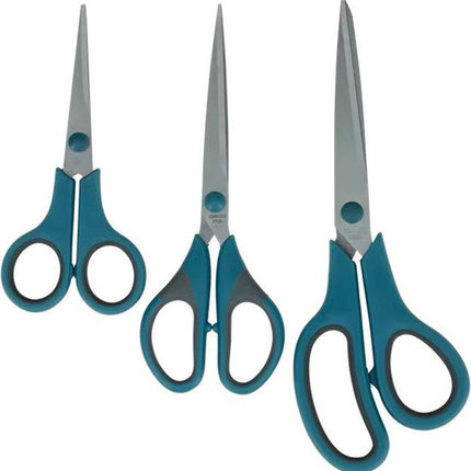 Scharenset 3-delig Blauw/Zilver