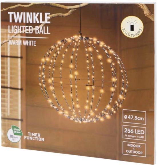 Lichtbol Warm-wit - Ø47,5 cm