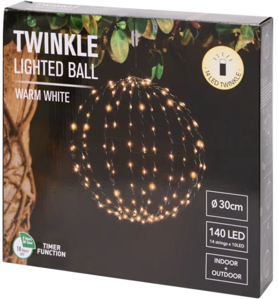 Lichtbol Warm-wit - Ø 30 cm