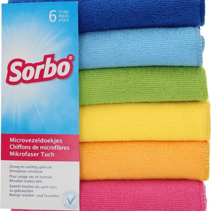 Sorbo Microvezeldoeken - 6 stuks