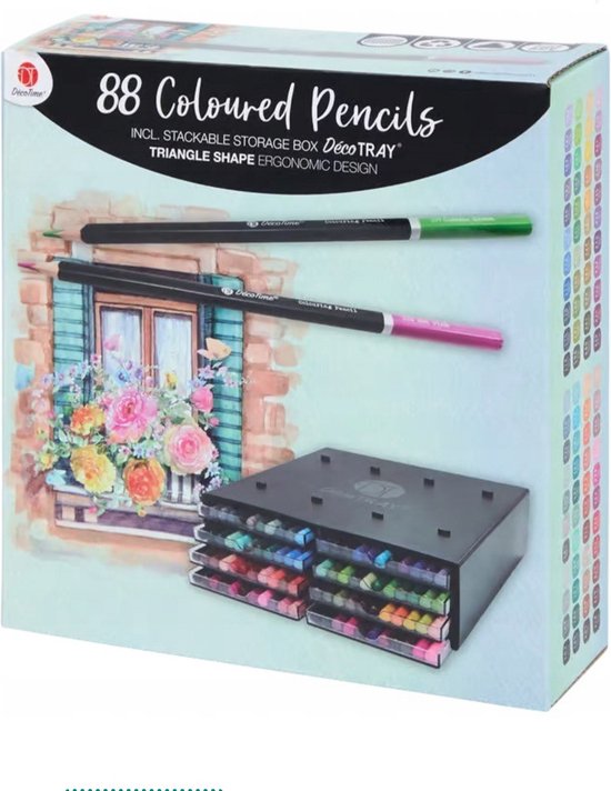 Decotime Aquarelpotloden - 88 stuks