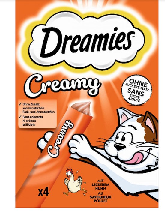 Catisfactions Creamy Kattensnack Kip - 40 gr