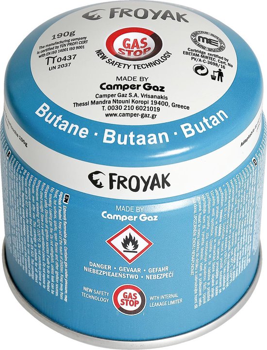 Froyak Butaangas Cartridge - 190 gram