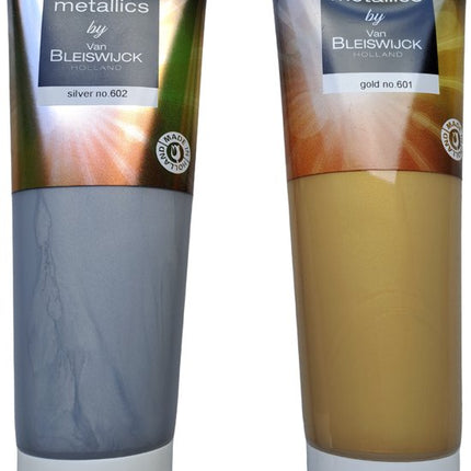 Van Bleiswijck  Acrylverf Goud & Zilver Metallic