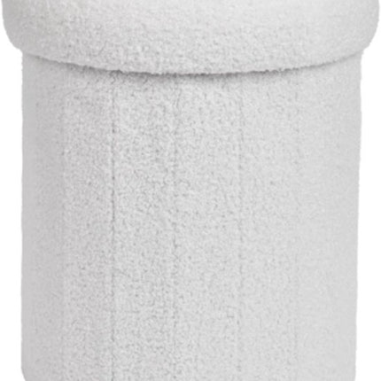 Opvouwbare Opbergpoef Teddy - Ø31x37,5 cm