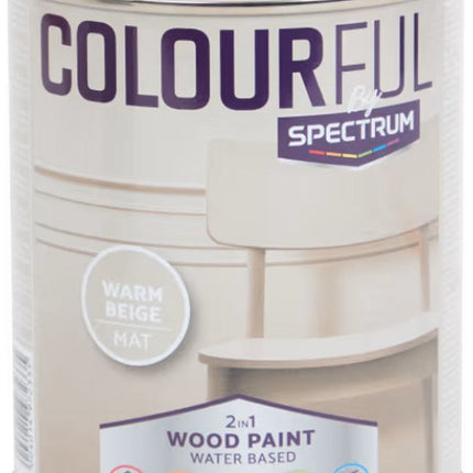 Spectrum Colourful 2-in-1 Meubelverf Beige - 750 ml