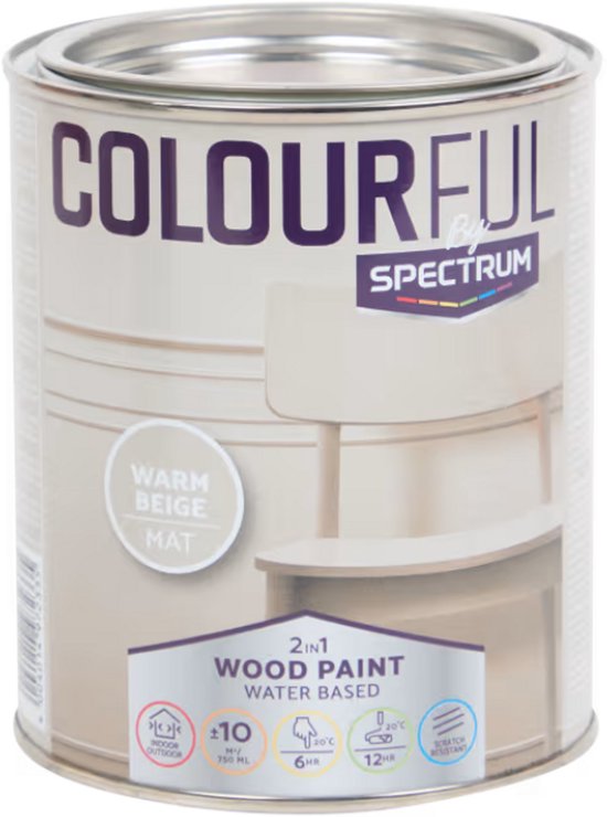 Spectrum Colourful Meubelverf Beige - 1 liter