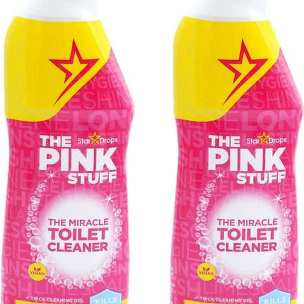 2x The Pink Stuff Allesreiniger - 750 ml + 2x The Pink Stuff Toiletreiniger - 750 ml + 2x The Pink Stuff Cleaning Paste - 850 gr