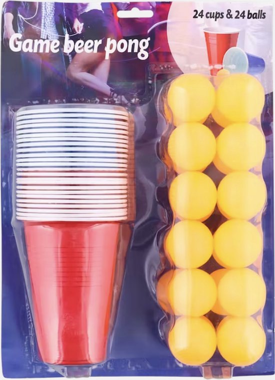 Beerpong Set van 24 Cups
