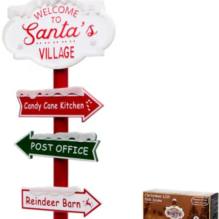XL Kerstbord - 38,5x29,5x95 cm