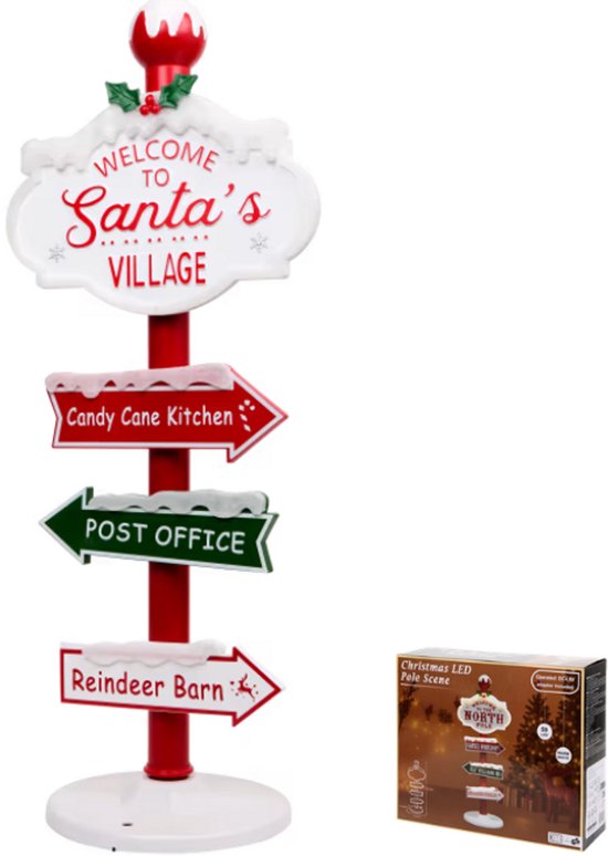 XL Kerstbord - 38,5x29,5x95 cm