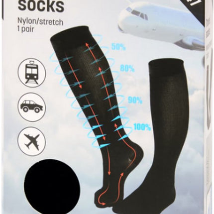 Compressiesokken Reizen Maat 39-42 - 1 paar