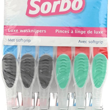 Sorbo Wasknijpers Plastic - 24 stuks