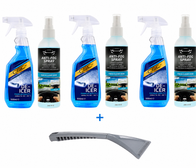 De-Icer Spray 1,5L + Anti-Condens Spray 300 ml - Winterset