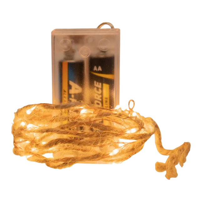 Led Lampjes in Jute Draad - 40 stuks
