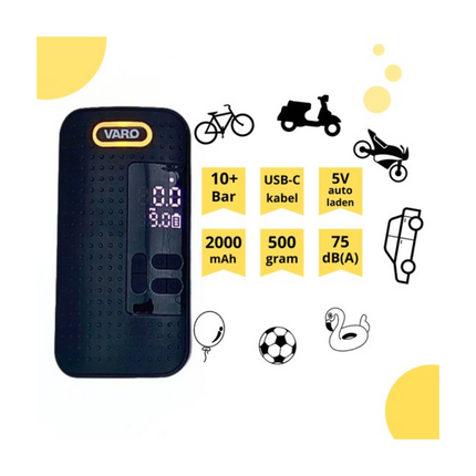 Varo Luchtpomp 8V/2000mAh