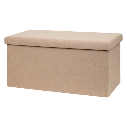 Teddy Opbergpoef Bruin - 76x37,5x37,5 cm