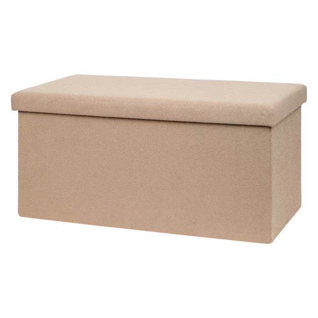 Teddy Opbergpoef Bruin - 76x37,5x37,5 cm