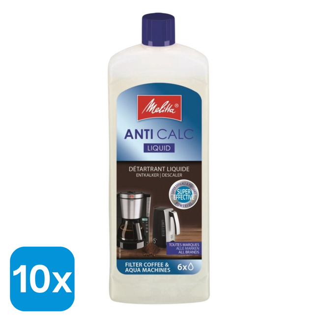 10x Melitta Ontkalker - 250 ml
