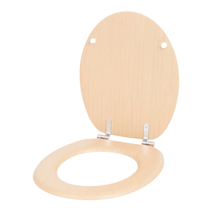 Toiletbril Bruin - 37,8x45,2x5,5 cm