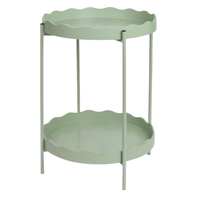 Bijzettafel Groen - Ø40,5x54 cm