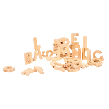 Houten Letters - 36 stuks
