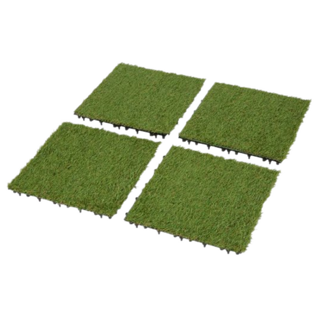 Kunstgras Tegels 30x30 cm - 4 stuks
