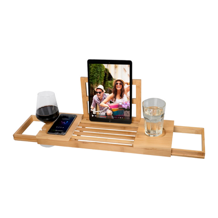 Verstelbare Badplank - 50-92x18x4 cm