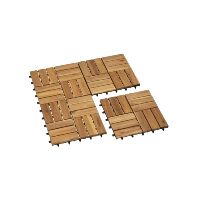 Houten Terrastegels 30x30 cm - 4 stuks