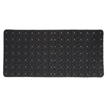 Anti-slip Badmat Zwart - 37x82 cm